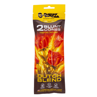 Pre-rolled Blunt 'G-ROLLZ' Dutch Blend Hemp with Infused Terpenes | x2