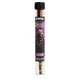 Pre-rolled Blunt 'G-ROLLZ' Purple Haze Herbal Mix with Infused Terpenes | x2
