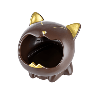 Scrumiera 'KATZE' Brown&Gold | 11,5cm