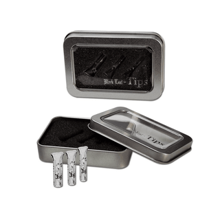 Suport pentru filtre cu carbune activ 'BLACK LEAF' din sticla | 7mm