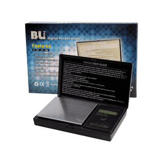 Cantar digital de precizie 'BLACK LEAF' Negru | 0.01-100g