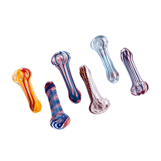 Pipa din sticla 'SPOON' Mix | 7cm