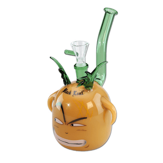 Bong din sticla 'BLACK LEAF' Grumpy | 20cm