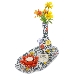 Bong din sticla 'MY BUD VASE' Lotus | 20cm