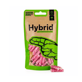 Filtre 'HYBRID' cu carbune activ + celuloza 'MAGENTA' | 6,4mm - x55buc
