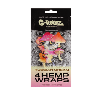 G-ROLLZ Hemp Blunt Wraps | Russian Cream - x4
