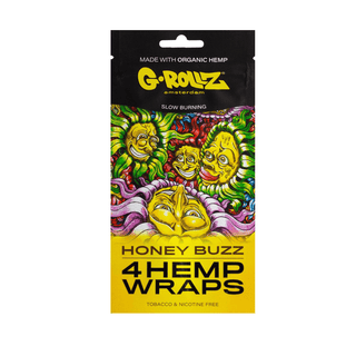 G-ROLLZ Hemp Blunt Wraps | Honey Buzz - x4