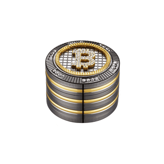 Grinder 'CHAMP HIGH' Bitcoin Bling | 4-Parti - 50mm