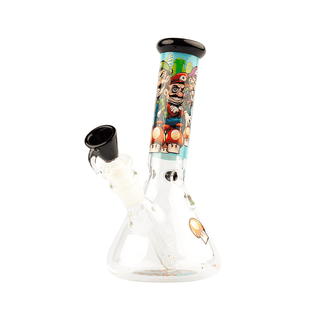Bong din sticla 'GRACE' Mushroom Hero | 20cm