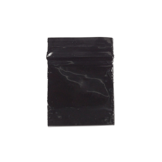 ‘BLACK LEAF’ Zip-Lock Bags Black | 40x40mm. - x100