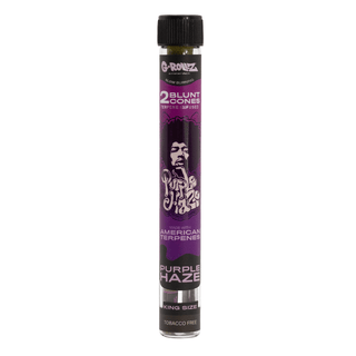 Pre-Rolled Blunt 'G-ROLLZ' Hemp 'PURPLE HAZE' with Infused Terpenes | x2