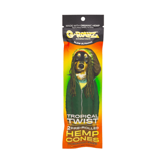 Pre-rolled Blunt 'G-ROLLZ' Hemp | Tropical Twist - x2