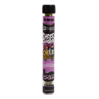 Pre-Rolled Blunt 'G-ROLLZ' Hemp 'BLACKBERRY OGK' with Infused Terpenes | x2