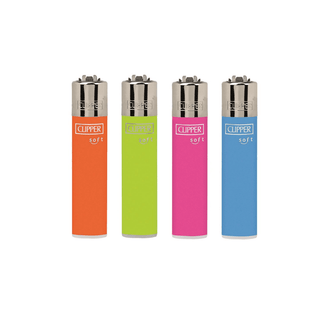 CLIPPER Lighter UNI Soft Touch Neon