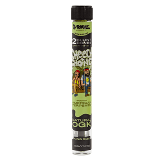 Pre-rolled Blunt 'G-ROLLZ' Hemp 'NATURAL OGK' with Infused Terpenes | x2