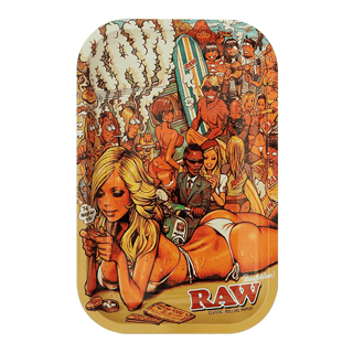 RAW & RJB' Summer Beach Rolling Tray | 17.5x27.5cm.