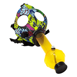 Bong din plastic 'GAS MASK' Designer | 39cm