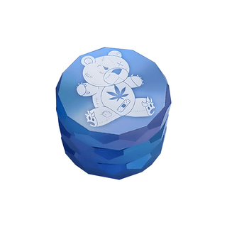 Grinder 'TEDDY MONTANA' Blue Rainbow | 3-Parti - 43mm