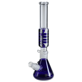 BLAZE' Glass Bong M&M Flask Spiral | 2-Part - 49.5cm.