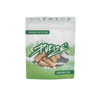 Wooden Holder for Activated Charcoal Filters 'PURIZE' with Green Apple Flavour | x5