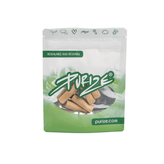 Suport din lemn pentru filtre cu carbune activ 'PURIZE' cu aroma de lamaie | x5