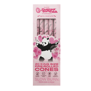 ‘G-ROLLZ’ Pre-rolled Cones Panda Gunin | King Size Slim – x20