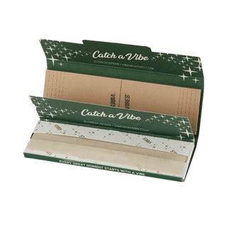 VIBES' Organic Hemp Rolling Papers & Filters | King Size Slim - x33