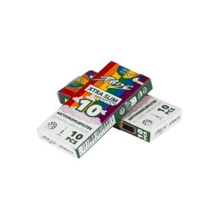 Filtre cu carbune activ ‘PURIZE’ EXTRA SLIM Rainbow | 6mm.  x10