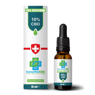 CBD Oil 10% 'SWISSMEDCBD' 10ml - 1000mg.