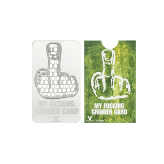 Grinder Card ‘V-SYNDICATE’ Middle Finger