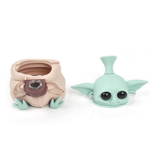 Bong din silicon 'URBAN CREW' Alien | Bej - 13cm
