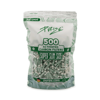 Filters 'PURIZE' with Activated Carbon 'SUPER SLIM' White | 5mm - x500