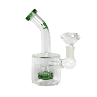 Bong din sticla 'LEAF' Rin | Green - 15cm