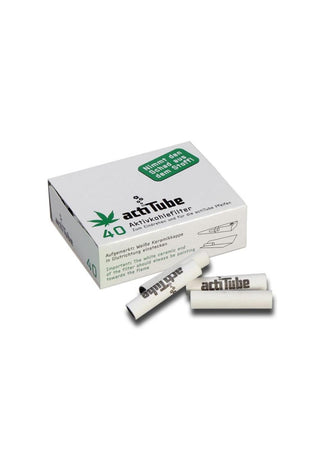 Filtre cu carbune activ 'ACTITUBE' REGULAR Albe | 8mm. - x40