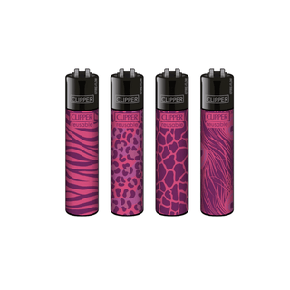 CLIPPER' Pink Wildlife Lighter