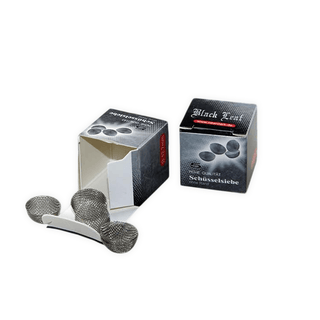 Site metalice 'BLACK LEAF' Conice pentru Bong / Pipa 'NO RIM' | 12,7mm - x5