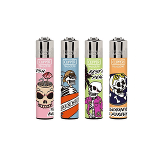 CLIPPER Lighter Summer Skulls