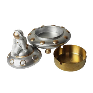 Ashtray 'ASHTRONAUT' Spaceship | 17cm.
