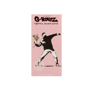 ‘G-ROLLZ’ Flower Thrower Rolling Papers & Filters with Tray | King Size Slim - x50