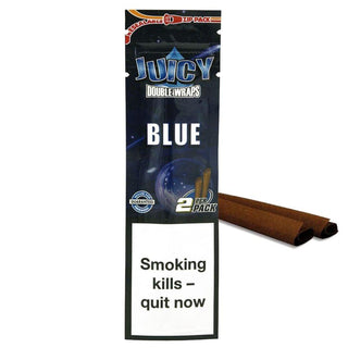 Juicy Tobacco Blunt Wraps | Blueberry - x2