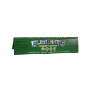 ELEMENTS Green Connoisseur Rolling Papers | King Size Slim - x32