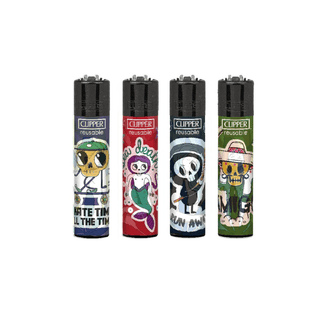 CLIPPER' Lighter Sticker skulls
