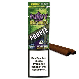 ‘JUICY’ Hemp Blunt Papers | Grape - x2