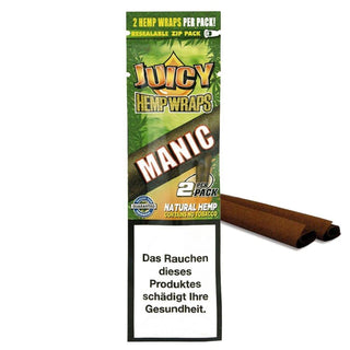‘JUICY’ Hemp Blunt Papers | Mango - x2
