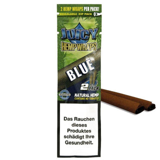 ‘JUICY’ Hemp Blunt Wraps | Blueberry - x2
