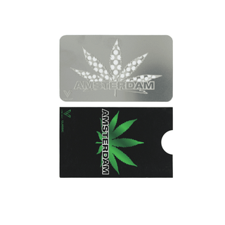 Grinder card 'V-SYNDICATE' Amsterdam Leaf