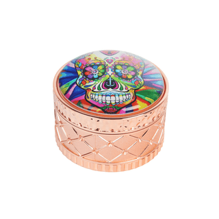 Grinder 'SKULL' Rosegold | 4-Parti - 60mm