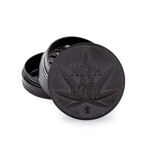 Grinder 'FIRE-FLOW' High As Fuck Black | 3-Parti - 40mm