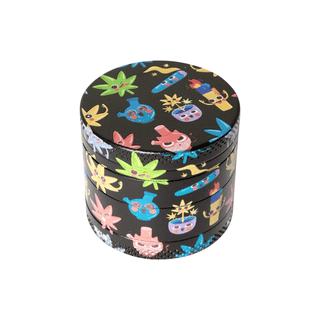 Grinder 'ALLOY' Weedmoji | 4-Parti - 35mm