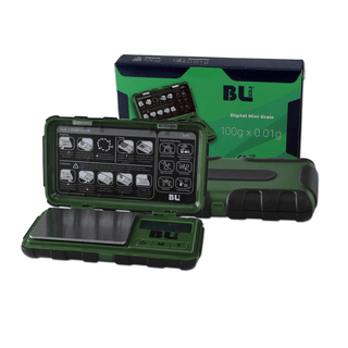 Cantar digital de precizie 'BLACK LEAF' Anti-Soc 'GREEN' | 0.1-100g